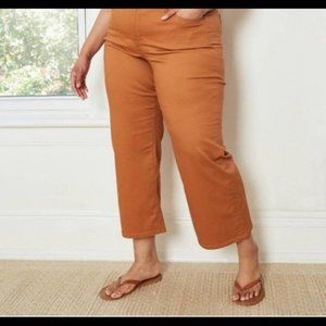 Ava & Viv Plus Size Wide Leg Chino Pants